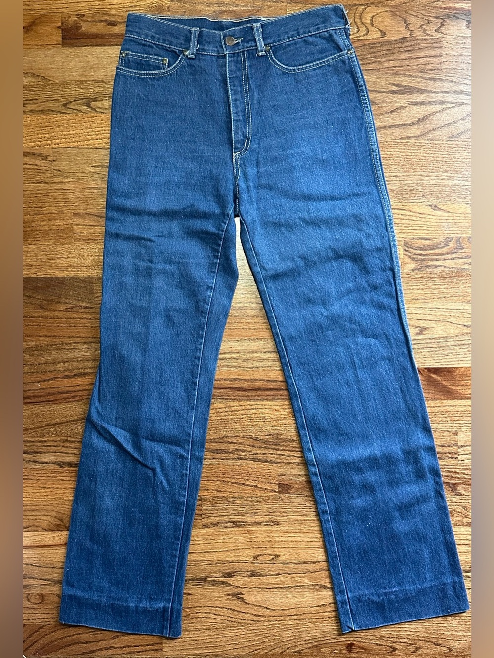Vintage 80s Sasson Jeans Womens Size 11/12 Dark Wash Straight Leg High Rise READ